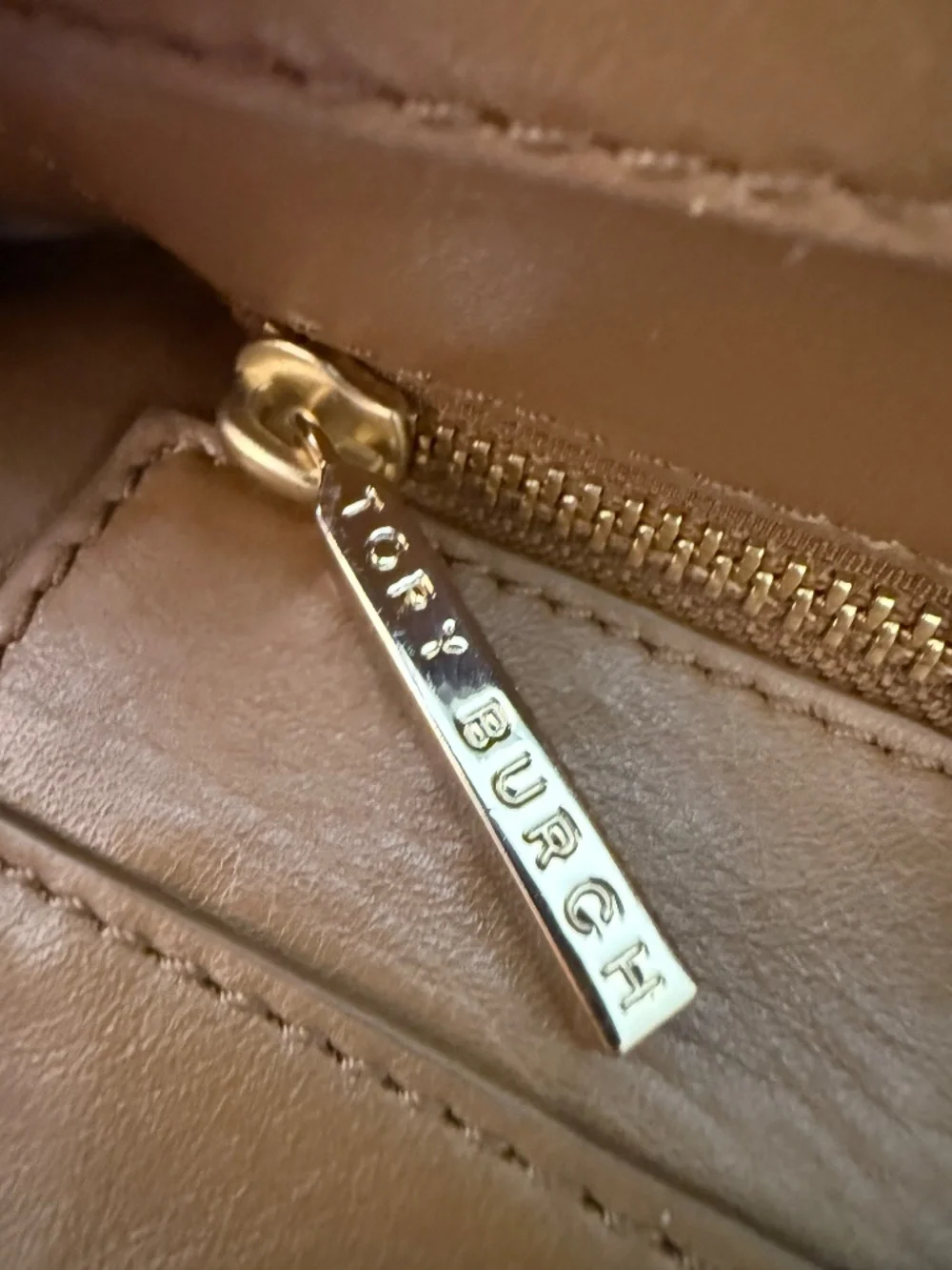 Tory Burch Amanda Leather Zip-Top Tote Bag - Pristine!